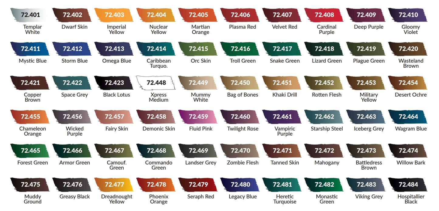 Vallejo Xpress Color Artist's Selection Set (60ct)