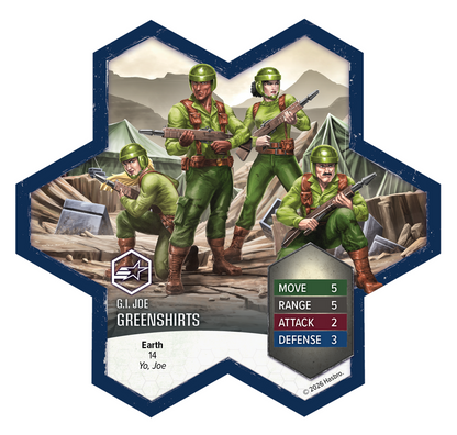 Heroscape: G.I. Joe Greenshirts and Battle Copter Army Expansion
