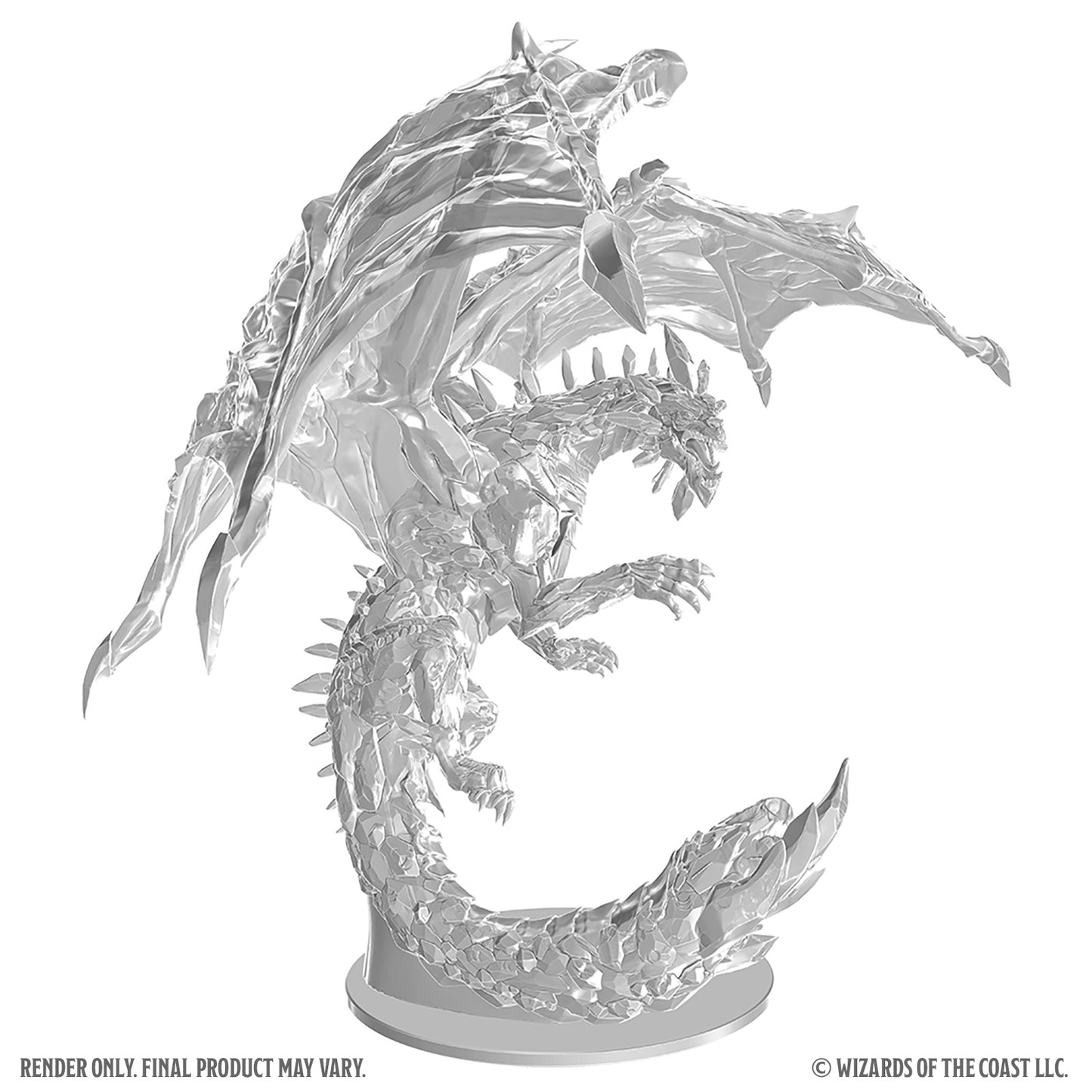 Dungeons & Dragons: Nolzur's Marvelous Unpainted Miniatures - Adult Amethyst Dragon