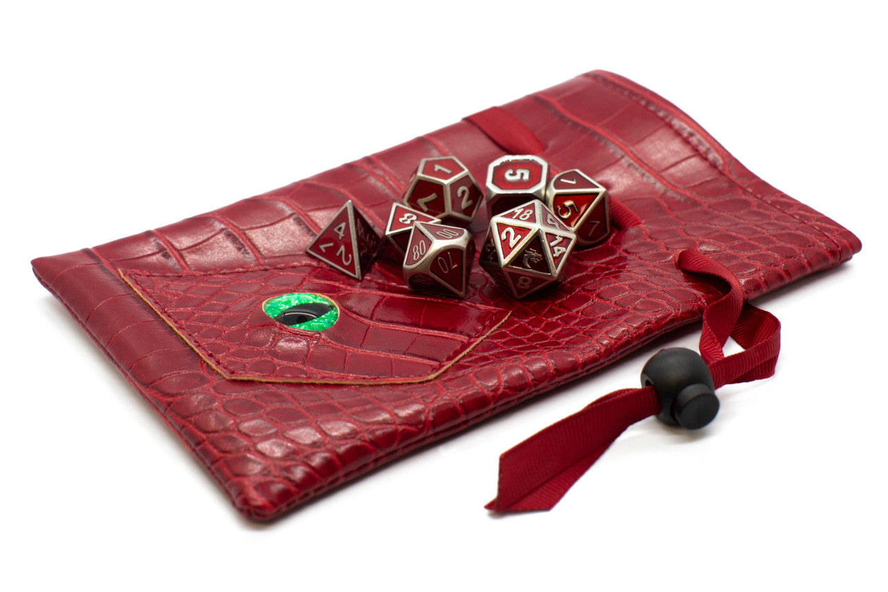 Dragon Eye RPG DnD Dice Bag: Red Dragon