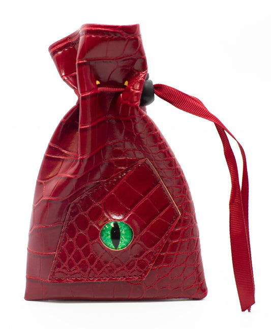 Dragon Eye RPG DnD Dice Bag: Red Dragon