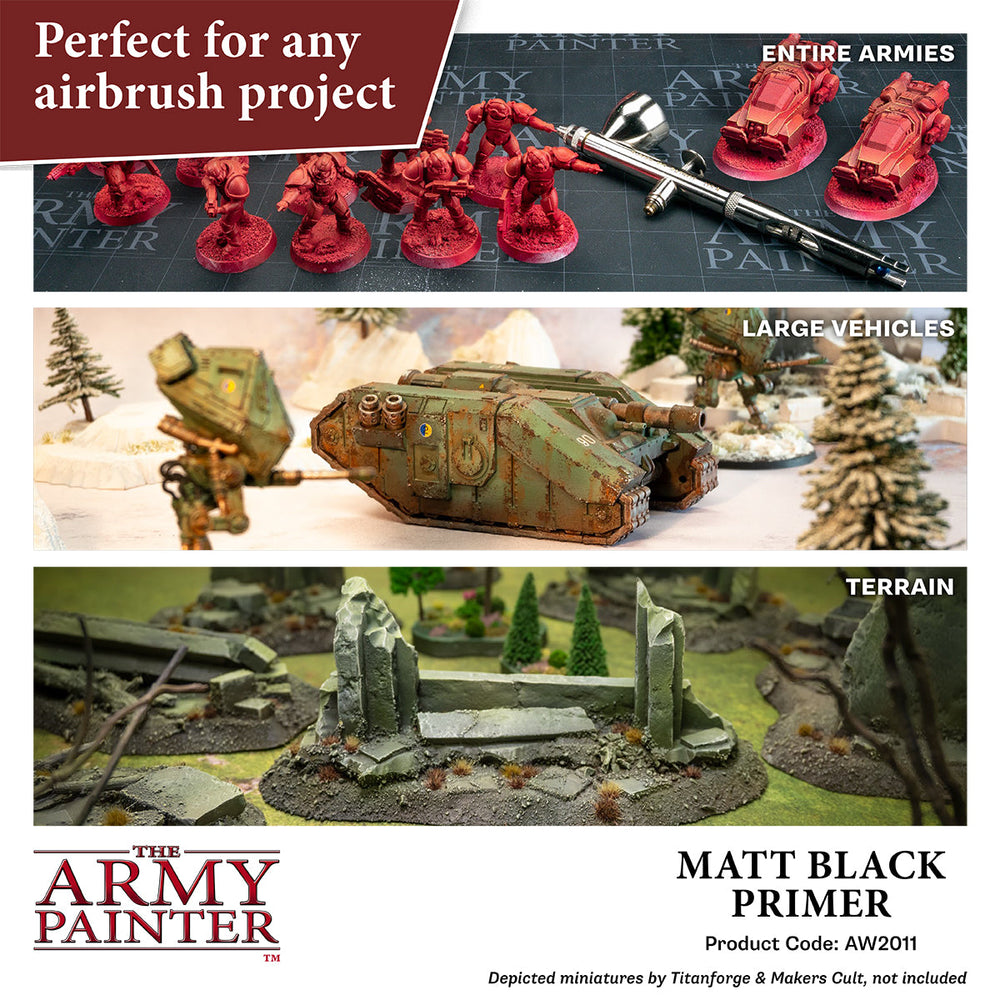 The Army Painter - Air Primer Matt Black