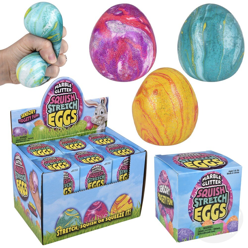 Squish And Stretch Marbleized Easter Egg