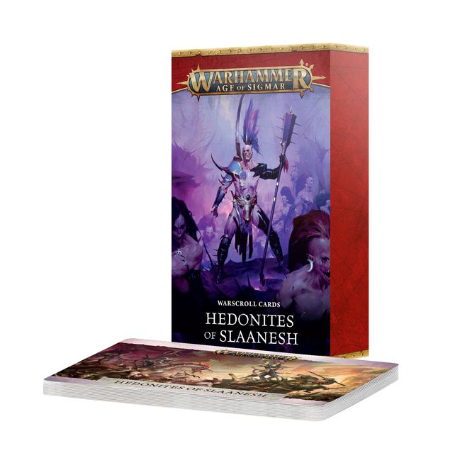AOS - Hedonites of Slaanesh: Warscroll Cards (2026)