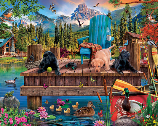 White Mountain Puzzles - Dock Dogs