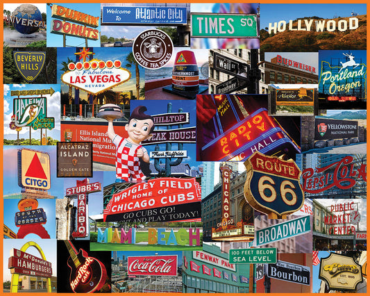 White Mountain Puzzles - Signs Across America