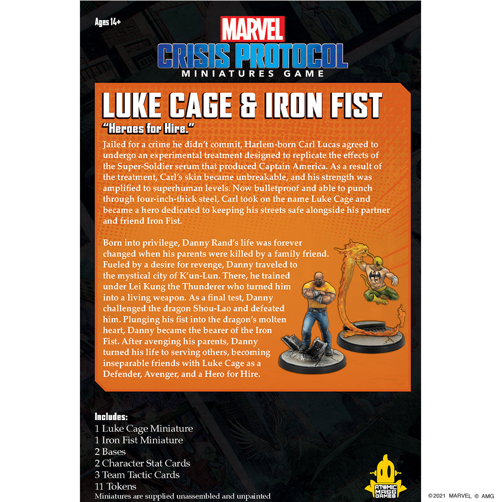 Marvel Crisis Protocol - Luke Cage & Iron Fist