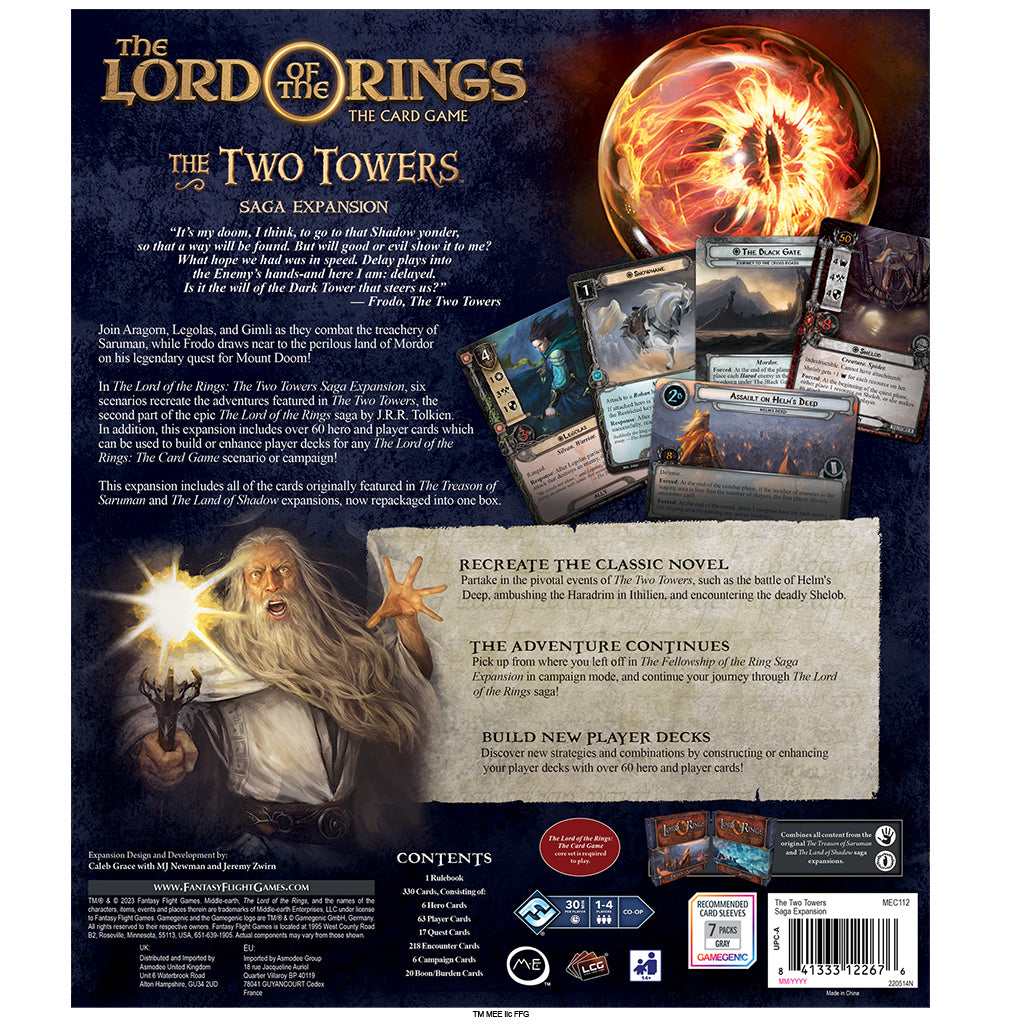 The Lord of the Rings The Card Game: The Two Towers | Saga Expansion