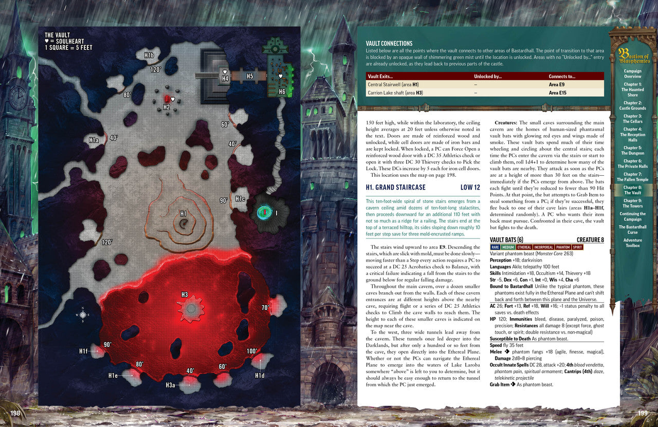 Pathfinder RPG: 2E Bastion of Blasphemies Adventure Path (HC)