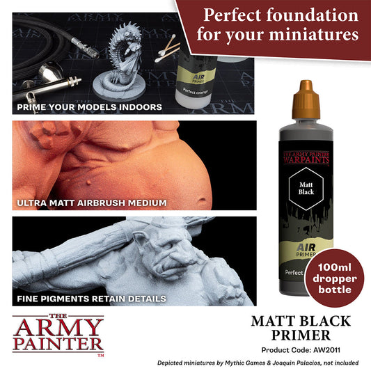 The Army Painter - Air Primer Matt Black