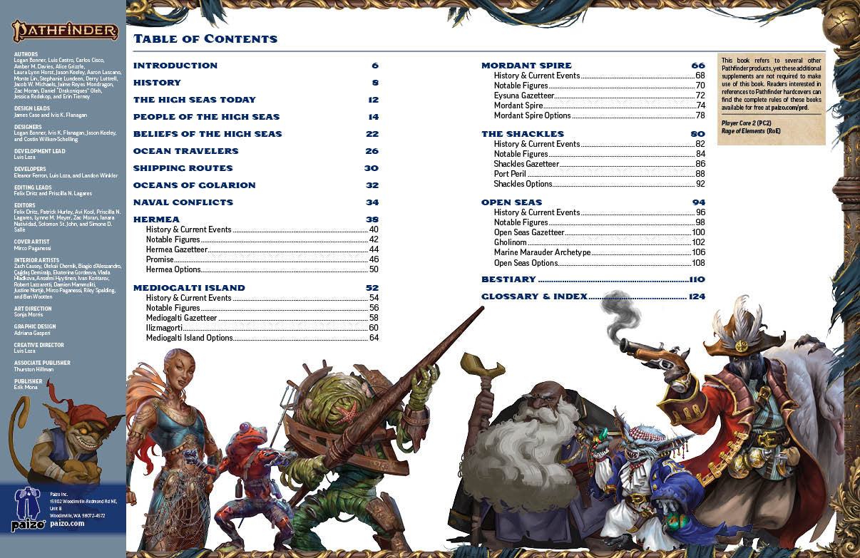 Pathfinder RPG: 2E Lost Omens, High Seas Special Edition (HC)