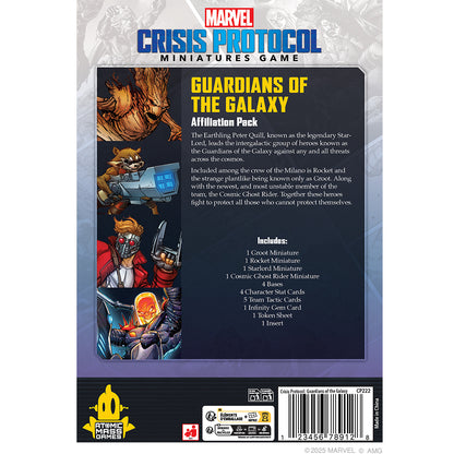 Marvel Crisis Protocol - Guardians of the Galaxy Affiliation Pack