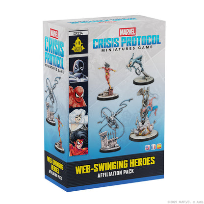 Marvel Crisis Protocol - Web-Swinging  Heroes Affiliation Pack