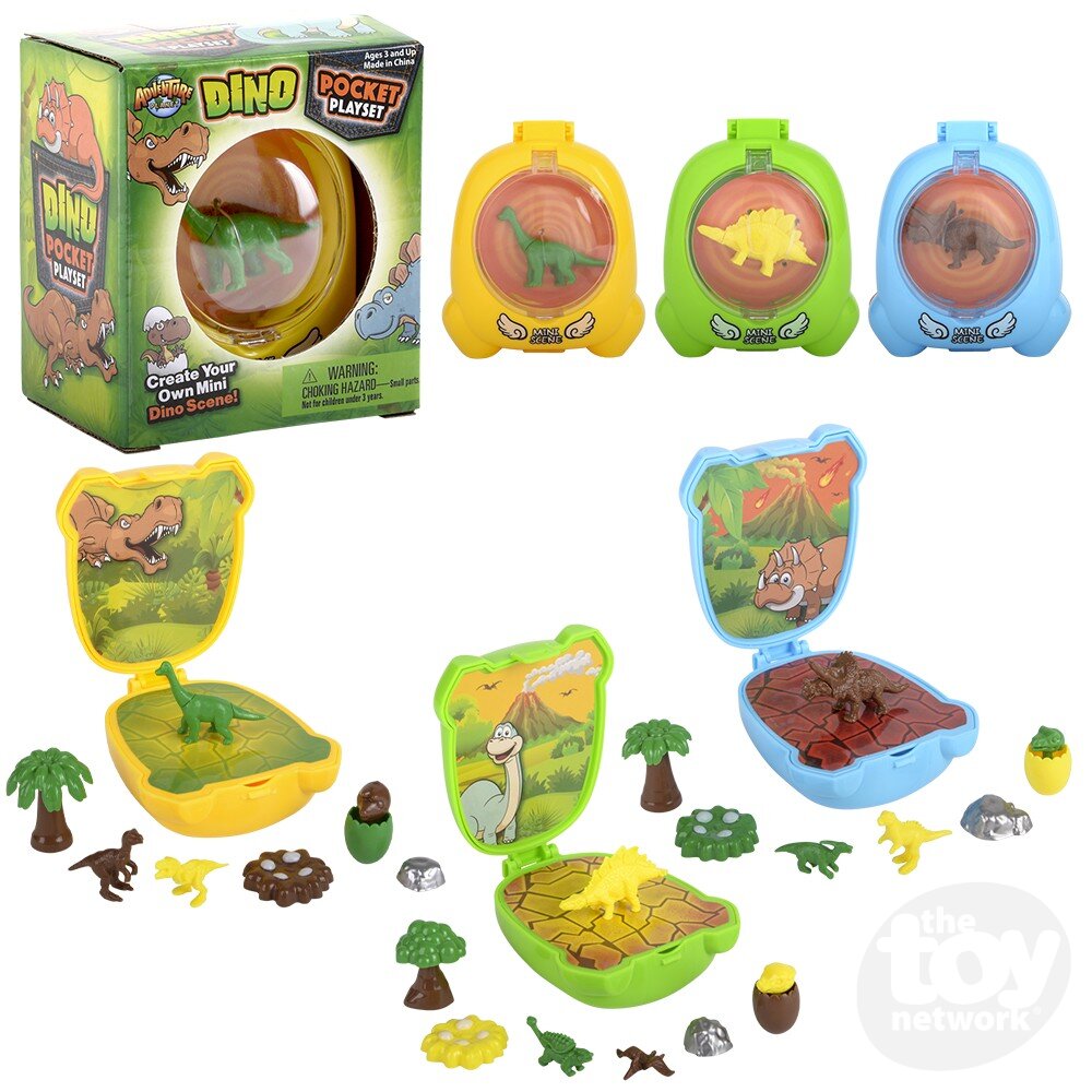 Dinosaur Pocket Playset
