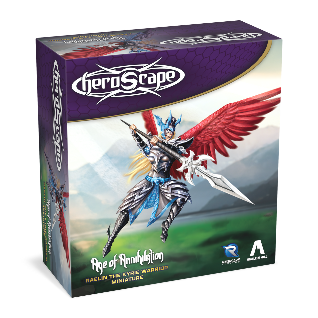 Heroscape: Raelin the Kyrie Warrior (Painted)