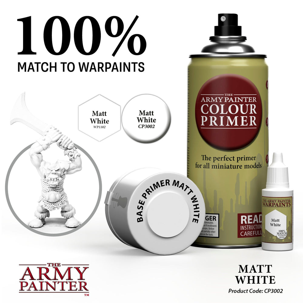 The Army Painter - Matt White Rattle Can Primer