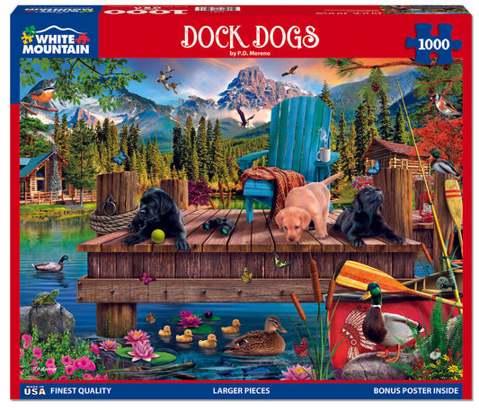 White Mountain Puzzles - Dock Dogs