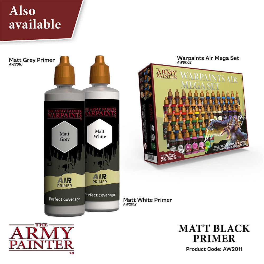 The Army Painter - Air Primer Matt Black