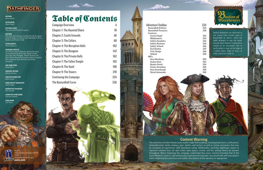Pathfinder RPG: 2E Bastion of Blasphemies Adventure Path Special Edition (HC)