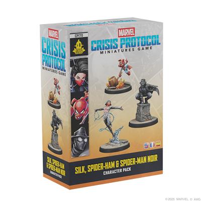 Marvel Crisis Protocol - Silk, Spider-Ham, Spider-Man Noir Character Pack