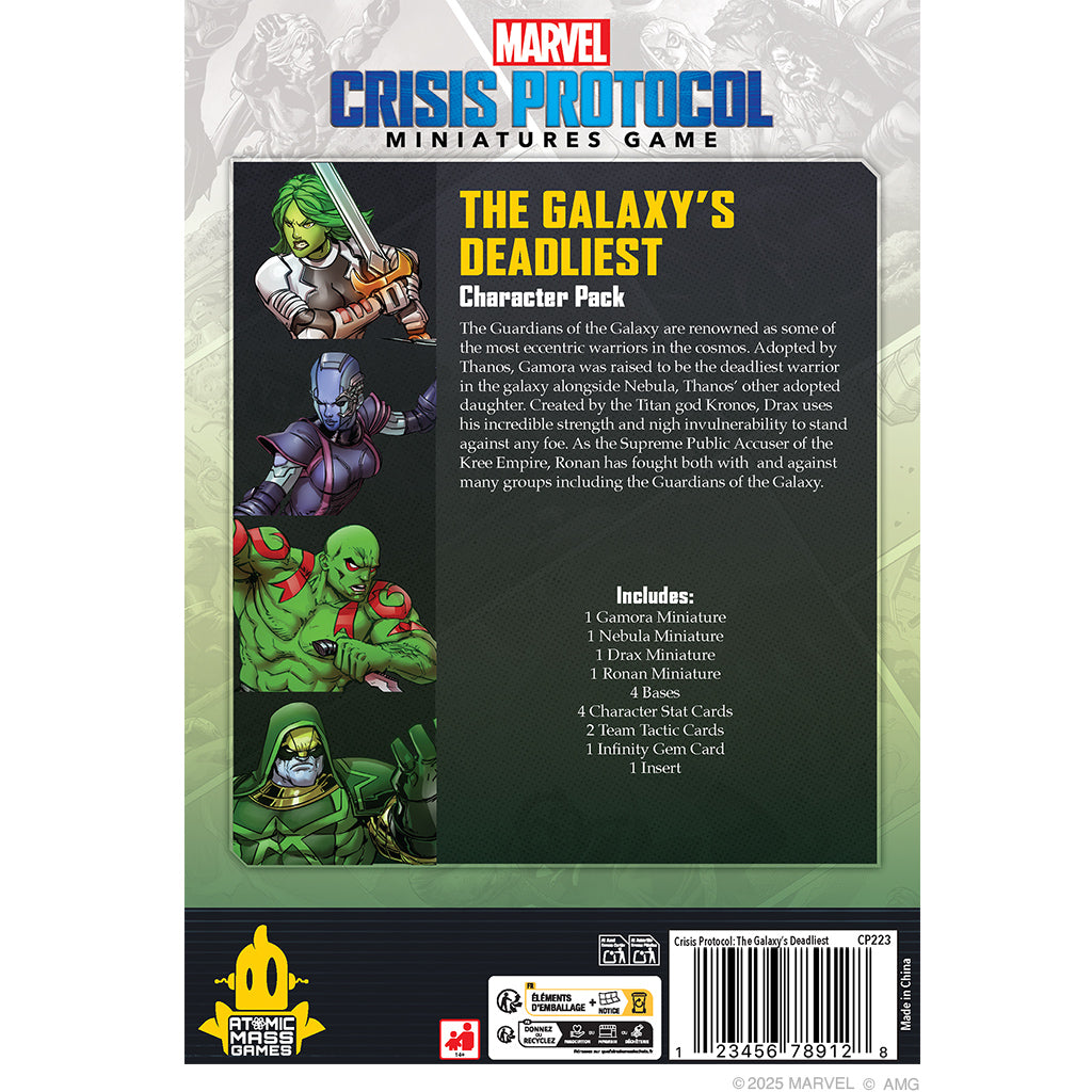 Marvel Crisis Protocol - The Galaxy's Deadliest Character Pack