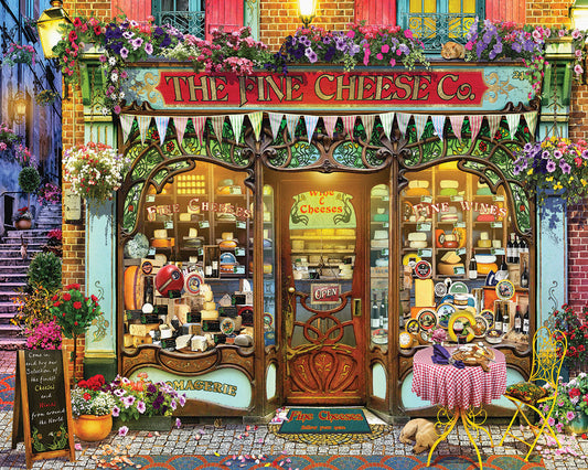 White Mountain Puzzles - Wine and Cheese