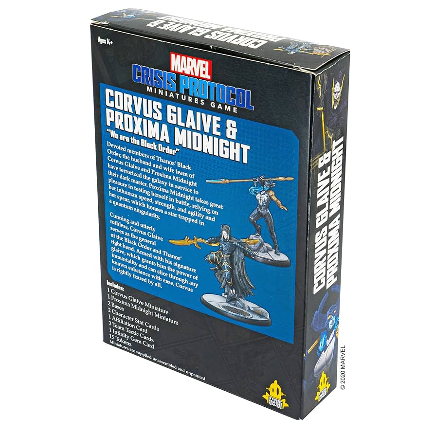 Marvel Crisis Protocol - Corvus Glaive & Proxima Midnight