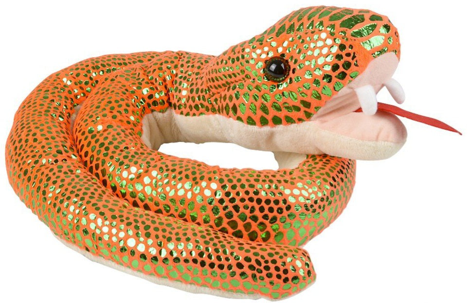Metallic Plush Snake