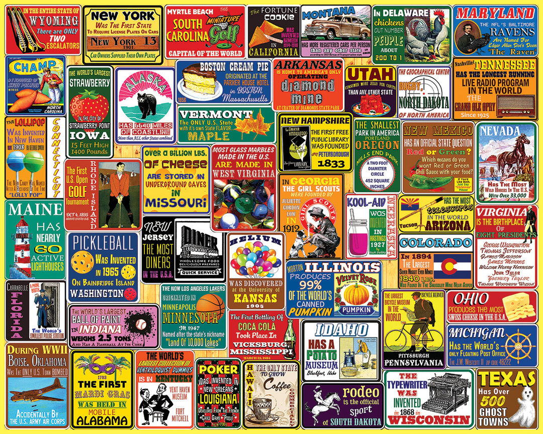 White Mountain Puzzles - State Trivia