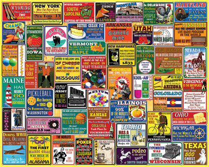 White Mountain Puzzles - State Trivia