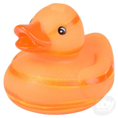 Multicolored Pattern Rubber Duckies