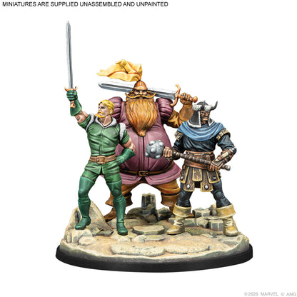 MARVEL Crisis Protocol - Valkyrie and Elendil & Warriors Three