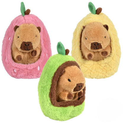 Plush Capybara in Fruit (1)