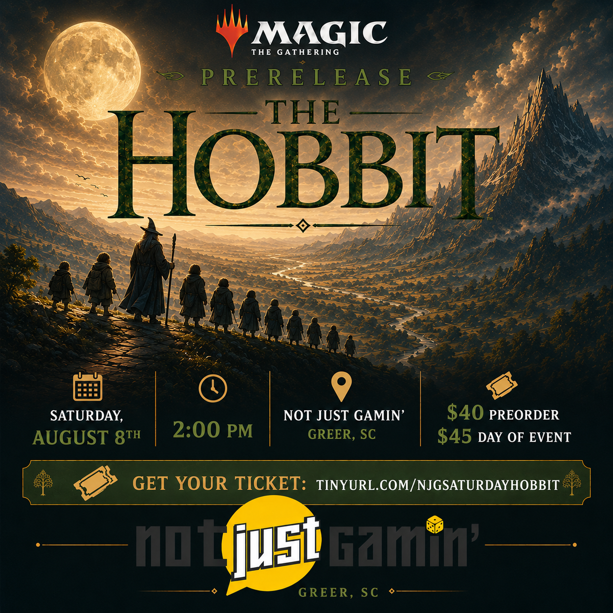 Magic the Gathering, The Hobbit Saturday Prerelease