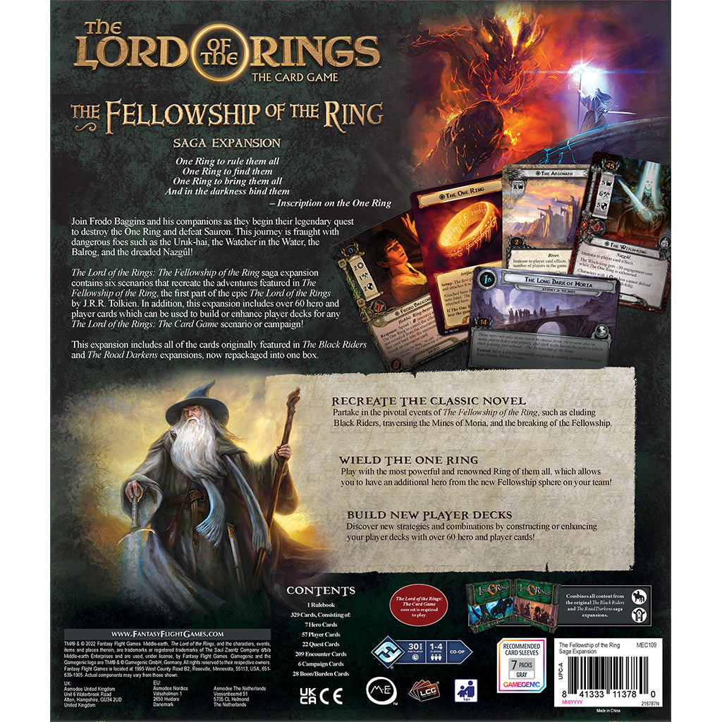 The Lord of the Rings The Card Game: The Fellowship of the Ring | Saga Expansion