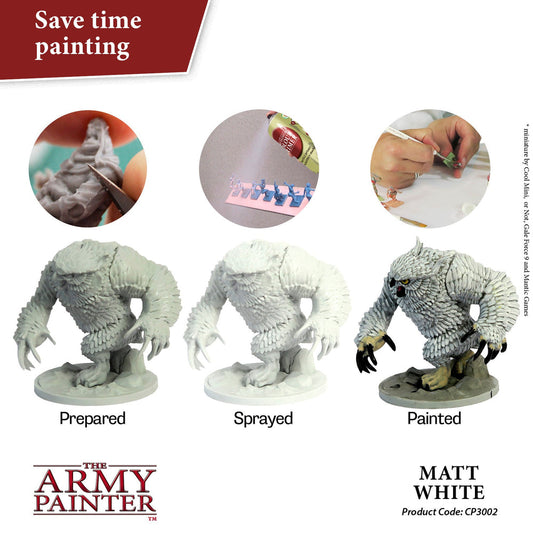 The Army Painter - Matt White Rattle Can Primer