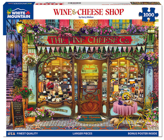 White Mountain Puzzles - Wine and Cheese