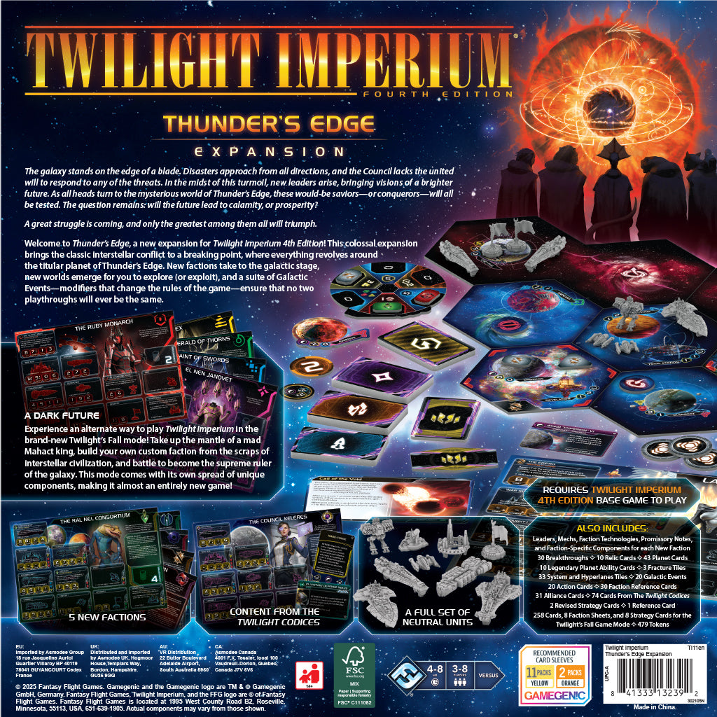 Twilight Imperium - Thunder's Edge Expansion