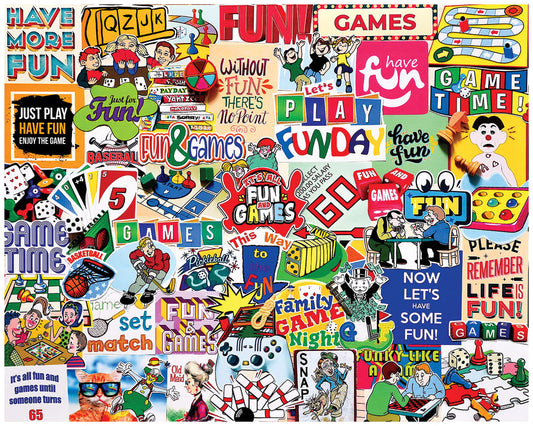 White Mountain Puzzles - It's All Fun and Games