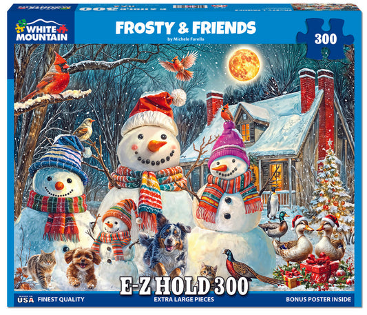 White Mountain Puzzles - Frosty and Friends