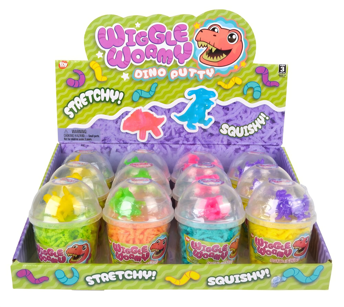Wiggle Wormy Dinosaur Putty (1)