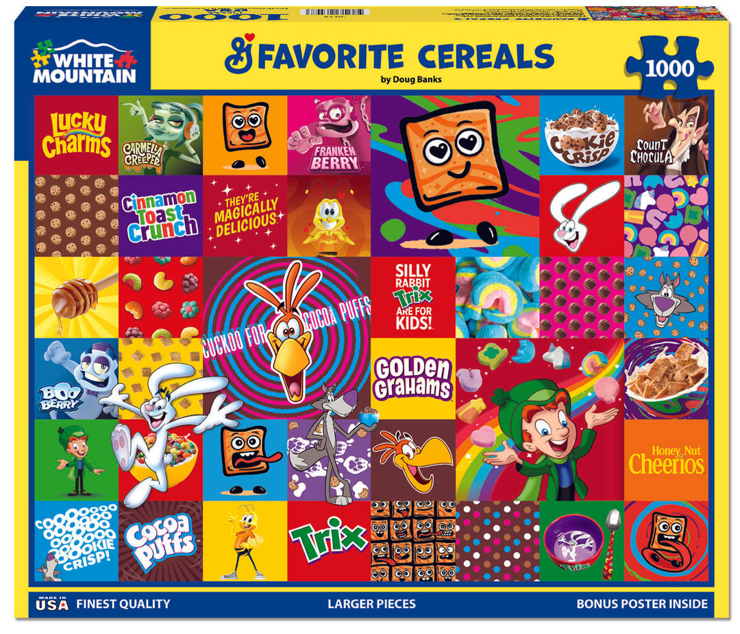 White Mountain Puzzles - Favorite Cereals