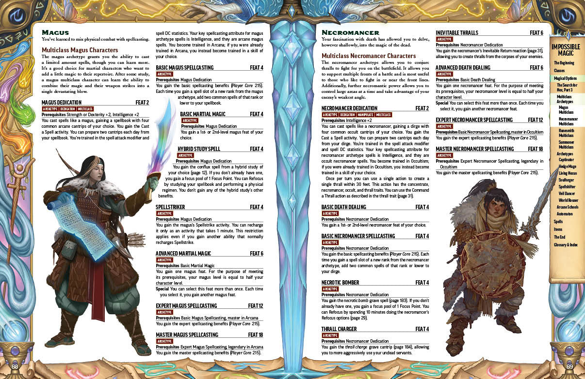Pathfinder RPG: 2E Impossible Magic Sketch Edition (HC)