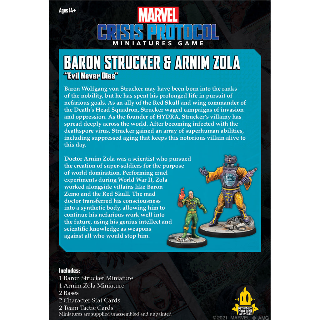 Marvel Crisis Protocol - Baron Strucker and Arnim Zola