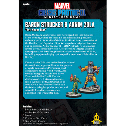 Marvel Crisis Protocol - Baron Strucker and Arnim Zola