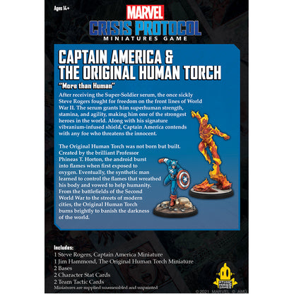 Marvel Crisis Protocol - Captain America & Torch