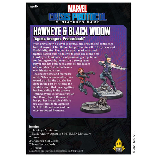 Marvel Crisis Protocol - Hawkeye & Black Widow