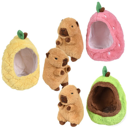Plush Capybara in Fruit (1)