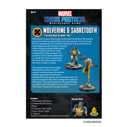 Marvel Crisis Protocol - Wolverine & Sabretooth
