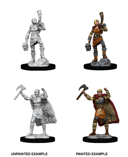 D&D Nolzur's Marvelous Miniatures: W12 - Female Human Barbarian